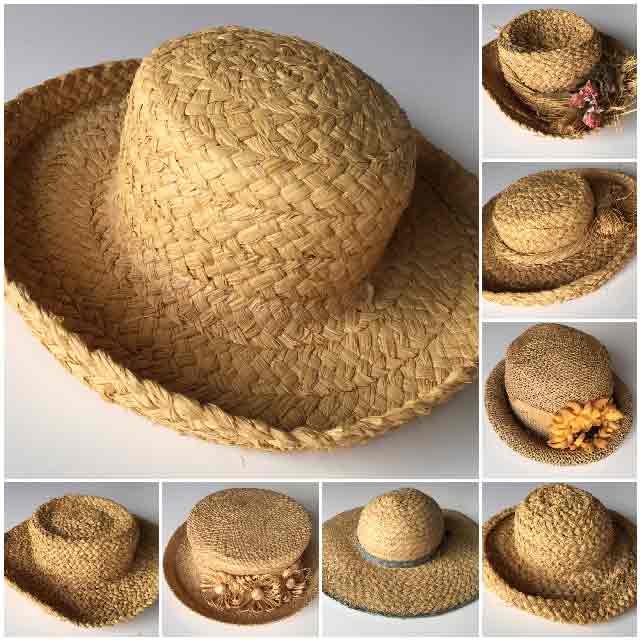 HAT, Ladies Straw Sun Hat